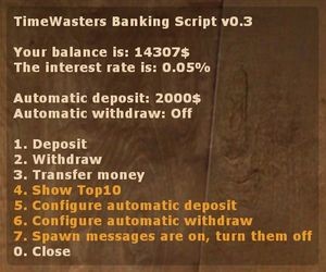 Banking ScreenShot