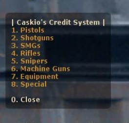 Caskio's Credit System ScreenShot
