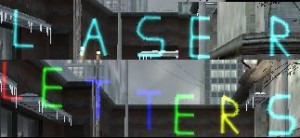 Laser Letters Screenshot