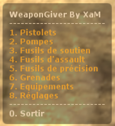 WeaponGiver Screenshot