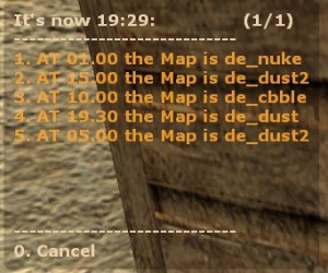 Auto Map!, Change at custom times the Map Screenshot