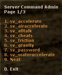 Server Command Admin Screenshot