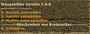 WeaponGive (German/Deutsch) Screenshot