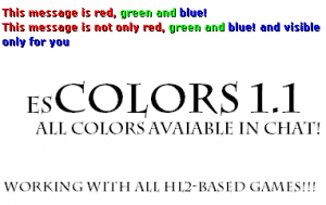 esc - Eventscripts Colors! Screenshot